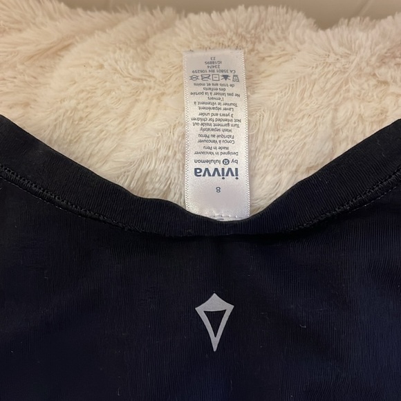 Ivivva by lululemon youth size 8 black tank top - Picture 5 of 5